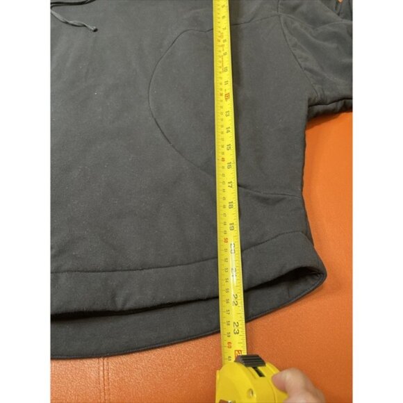 Blanc Noir Pullover Thin Down Hoody Women’s Size S Black NWT - Picture 11 of 12